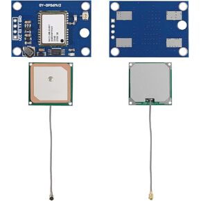 2PCS GY-NEO6MV2 NEO-6M GPS MODULE NEO6MV2 3V-5V مع التحكم في الطيران EEPROM MWC APM2