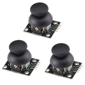 3PCS Joystick Sensor Dual Axis Game Controller Dual-Axis XY Control Stick Sensor Breakout Board Module