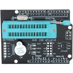 1 Pcs Programmer Expansion Board, AVR ISP Burning Burn Bootloader Programmer for R3 Expansion Board