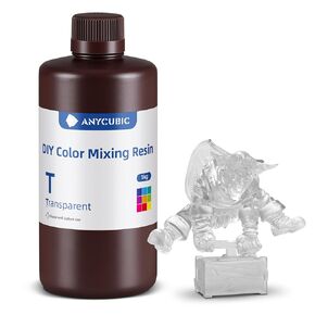 ANYCUBIC DIY Color Mixing 3D Printer Resin, Color Supplement, Clear Magenta, 1KG