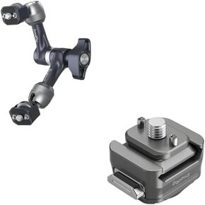 SMALLRIG 7" Rosette Magic Arm and HawkLock H21 Universal Quick Release Mount Plate Kit