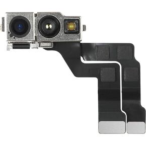 Camera Replacement Front Facing 12MP Lens Module Transmitter Sensor Connector for iPhone 14 Pro Max Replace Flex Cable with Structured Light Receiver