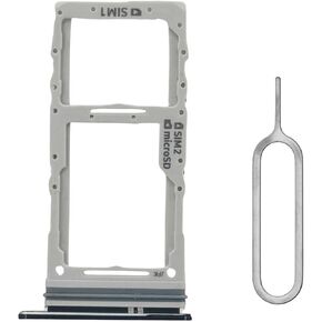 SIM Card Tray Replacement for Samsung Galaxy S20 Ultra and 20 Plus - for Models SM-G985, SM-G986, SM-G988 - Includes SIM Eject Pin Tool and Waterproof Rubber Seal
