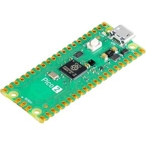 Raspberry Pi Pico 2 RP2350 Microcontroller Board - Dual-Core 150MHz Microcontroller with 520KB RAM, 4MB Flash, USB Drag-and-Drop Programming, 26 GPIO, Wi-Fi, Bluetooth - SC1631