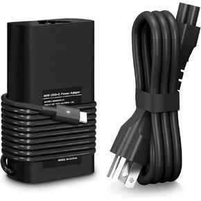 90W 65W USB C Dell Laptop Charger Replacement for DELL Latitude 5420 5520 5320 7420 5430 7390 7320 7400,DELL XPS 13 Chromebook 3100 Computer Type C Fast Charging Power Supply Cord