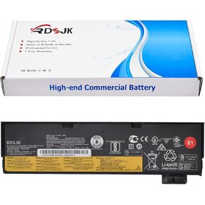 01AV423 01AV424 01AV422 01AV452 61 Laptop Battery for Lenovo ThinkPad A475 A485 T470 T570 T480 T580 P51S P52S TP25 Series 61+ 01AV490 4X50M08810 SB10K97579 SB10K97580 SB10K97581 SB10K97597 11.4V 24Wh
