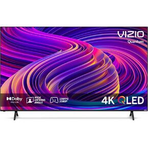 VIZIO 65-inch Quantum 4K QLED Smart TV with Dolby Vision, 120FPS @ 1080p PC Gaming, WiFi 6, Bluetooth Headphone Capable, Apple AirPlay, Chromecast Built-in (New)- M65Q6-L4