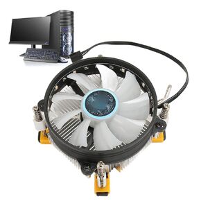 مبرد وحدة المعالجة المركزية Deatink Heark High Speed ​​Silent Computer CPU CONDAIL COOLER 3 WIRE Aluminium سطح المكتب كمبيوتر مروحة تبريد الهواء لأسفل نوع الضغط