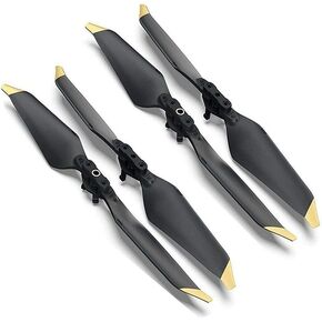 Low-Noise Quick-Release 8331 8331F Propellers for DJI Mavic Pro Platinum Drone Propeller(Gold), 2 Pairs