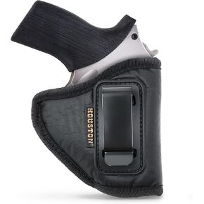 Houston Gun Holsters Revolver Holster by Houston - ECO Leather Concealed Carry Soft Suede Interior for Maximum Protection FITS: Rhino REV 200DS, 357 MAG/2'' BBL