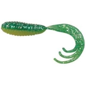 Big Bite Baits 2" Triple TIP GRUB/Tractor Green (10 Pack)