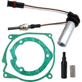 HiSport Diesel Parking Air Heater Car Ceramic Glow Plug Compatible With Eberspaecher Airtronic D2 D42 D4S Car Air Diesel Parking Heater Service Kit with Glow Plug Removal Tool Glow Pin Screen Gasket
