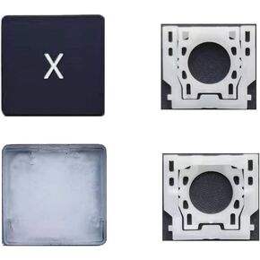 Replacement Individual X Key Cap and Hinges are Applicable for Surface Pro 4/5/6/7 1724 1796 1807 1866 (Black) Keyboard to Replace The X Key Cap and Hinge