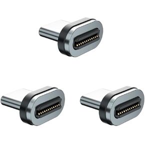 Magnetic Charging Cable Tips Connectors for Micro Android Devices Fast Charging(3 Pack), Magnetic Phone Cable Adapter(Micro USB)