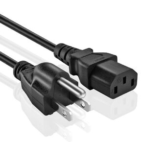 OMNIHIL [UL Listed] 8 Feet Long AC Power Cord Compatible with HP Laserjet Pro 4001n