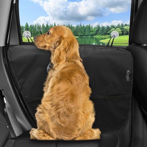 KINGKI 2PCS Car Door Protector for Dogs, Waterproof Anti-Scratch Protection with Pockets,Door Protectors for Vehicles in Saudi Arabia