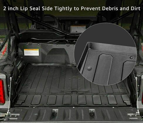 A & UTV PRO Bed Mat Liner for Polaris Ranger SP 570 / Crew SP 570 2022 2023, All Weather TPE Material Protection Cargo Slush Liner Accessories, 1PC in Kuwait