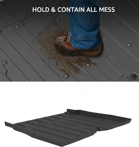 A & UTV PRO Bed Mat Liner for Polaris Ranger SP 570 / Crew SP 570 2022 2023, All Weather TPE Material Protection Cargo Slush Liner Accessories, 1PC in Kuwait