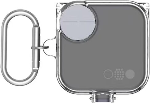 [Upgrade Lock] Case for CMF Buds Pro 2, VAEKNVG Shock-Absorbing Protective Armor Cover for CMF Buds Pro 2 Accessories, TPU Hard Shell with Carabiner (Clear) in Saudi Arabia