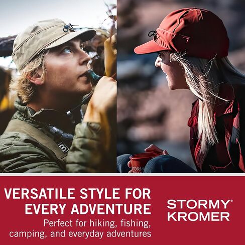 Stormy Kromer The Field Cap, Men's Baseball Cap with Pulldown Earband, Cotton Canvas Outdoor Hat for Sun and Wind Protection in Saudi Arabia