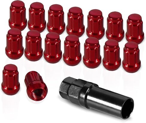 20 Pack 1.38 inches Wheel Lug Nuts M12x1.5 Spline Close End Lug Nuts with Socket Key Compatible with Chevy Impala Malibu Honda Accord Civic CRV Acura TSX Blue in Saudi Arabia