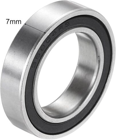 uxcell 2Pcs S6901-2RS Deep Groove Ball Bearings 12mm x 24mm x 6mm Double Sealed 440C Stainless Steel (ABEC3) in Saudi Arabia