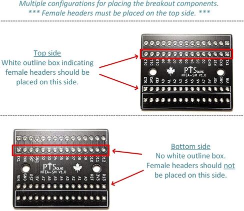 Breakout Board BoB Expansion Adapter for Microcontroller (Nano, NTEA-SM) in Saudi Arabia