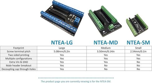 Breakout Board BoB Expansion Adapter for Microcontroller (Nano, NTEA-SM) in Saudi Arabia