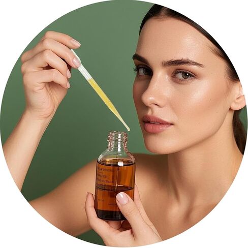6 PCS 1 mL Glass Eye Dropper with Measurement & 6 PCS Disposable Plastic Dropper for Essential Oils, Lab, Health Care, Crafts - Glass Dropper, Eye Droppers, Liquid Dropper, Medicine Dropper in Kuwait