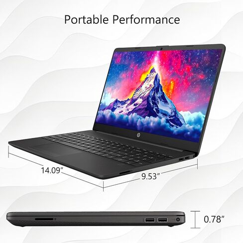 HP G9 Business Laptop, Intel Core i3-1315U Processor(Up to 4.5GHz), 32GB RAM, 1TB SSD, 15.6" FHD 1080p LED Display, Windows 11 Pro, Ethernet Port RJ-45, SD Card Reader, WOWPC Recovery USB in Saudi Arabia