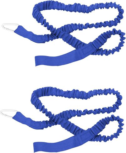 55 Inch(140cm) Stretchable Kayak Paddle Leash, Kayak Rod Leash, Stretchable Coiled Lanyard Leash Kayak Accessories, Paddle Holder Tool Lanyard for Kayak and SUP Paddles in Kuwait