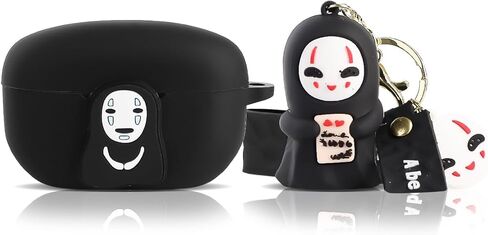 Case for Sony WF-1000XM5 Earbuds with Doll Lanyard Carabiner, SiliconeSilicone Cute Cover Protective Shockproof with Multiple Cartoon Styles of Design for Man Woman in Saudi Arabia