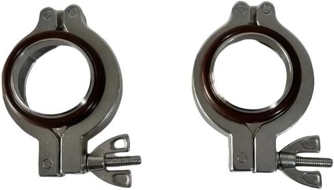 Vacuum Fittings Stainless Steel Clamp Stainless Steel 304 with Centering O-Ring Pack of 2）(KF40) in Kuwait