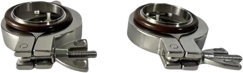 Vacuum Fittings Stainless Steel Clamp Stainless Steel 304 with Centering O-Ring Pack of 2）(KF40) in Kuwait