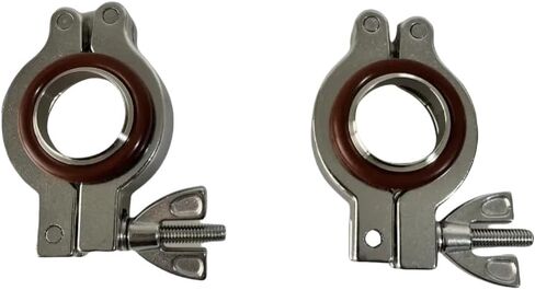 Vacuum Fittings Stainless Steel Clamp Stainless Steel 304 with Centering O-Ring Pack of 2）(KF40) in Kuwait