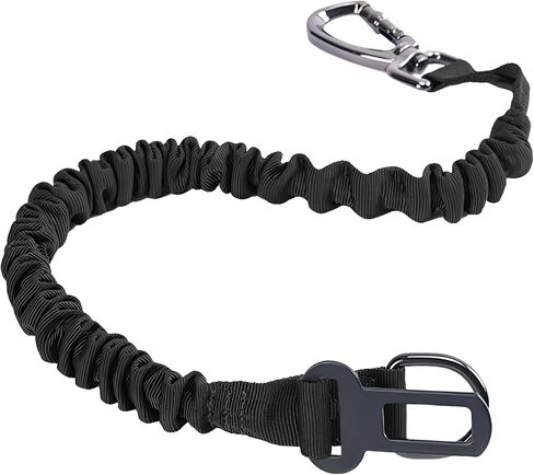 Retractable Dog Seat Belt for Car - Adjustable Nylon Pet Safety Harness with Elastic Bungee Buffer, Heavy-Duty Dog Seat Belt in Saudi Arabia