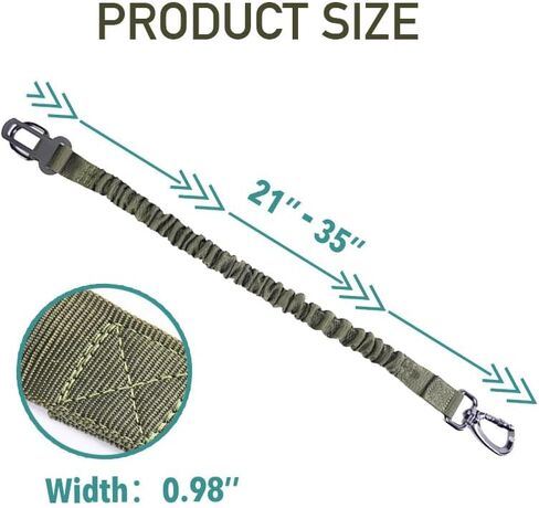 Retractable Dog Seat Belt for Car - Adjustable Nylon Pet Safety Harness with Elastic Bungee Buffer, Heavy-Duty Dog Seat Belt in Saudi Arabia