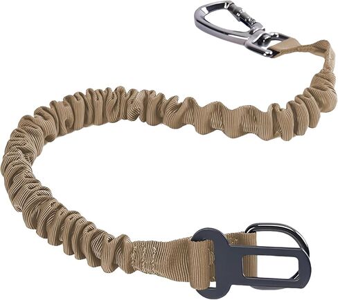 Retractable Dog Seat Belt for Car - Adjustable Nylon Pet Safety Harness with Elastic Bungee Buffer, Heavy-Duty Dog Seat Belt in Saudi Arabia