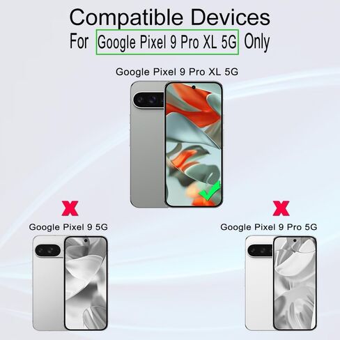 Ibywind Screen Protector For Google Pixel 9 Pro XL 5G 6.73"[2 Pack], 9H Hardness Tempered Glass, With 1Pc Camera Lens Protector, Bubble Free. in Saudi Arabia