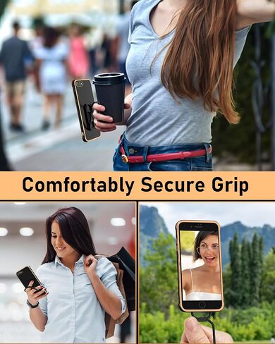 Wintong for iPhone 12 Pro Max Case with Stand Stand ، علبة الهاتف مع إصبع حامل الدائري المزدوج [قابلة للطي وقابلة للتعديل] ، غلاف واقية من النساء الفتيات الفاخرة - أسود - أسود in Saudi Arabia