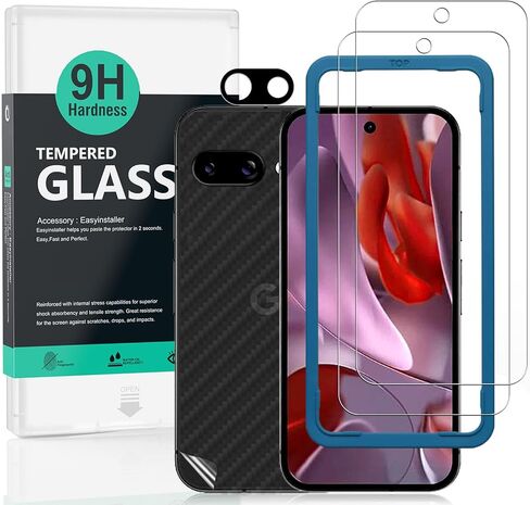 Ibywind Screen Protector For Google Pixel 9 Pro XL 5G 6.73"[2 Pack], 9H Hardness Tempered Glass, With 1Pc Camera Lens Protector, Bubble Free. in Saudi Arabia