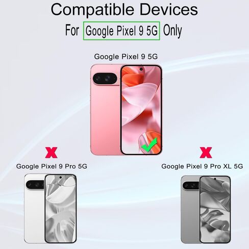 Ibywind Screen Protector For Google Pixel 9 Pro XL 5G 6.73"[2 Pack], 9H Hardness Tempered Glass, With 1Pc Camera Lens Protector, Bubble Free. in Saudi Arabia