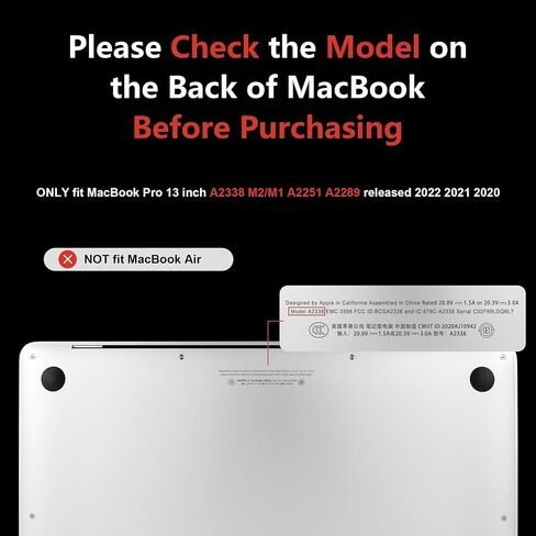 MEEgoodo for MacBook Pro Case 13 inch 2022 2021 2020 A2338 M2/M1 A2251 A2289 with Touch ID,Clear Laptop Hard Shell Cases with Keyboard Webcam Cover & Trackpad Film & Type C Adapter, Cherry Blossoms in Saudi Arabia