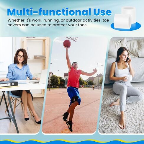 Pinky Toe Protector, (20pcs) Breathable Toe Cap, Gel Toe Sleeve,Toe Covers Great for Blisters, Corns, Hammer Toes, Toenails Loss (Aloe Vera Extract Infused Silicone Materials) in Kuwait