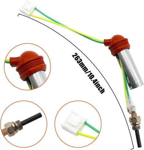 HiSport Diesel Parking Air Heater Car Ceramic Glow Plug Compatible With Eberspaecher Airtronic D2 D42 D4S Car Air Diesel Parking Heater Service Kit with Glow Plug Removal Tool Glow Pin Screen Gasket in Saudi Arabia