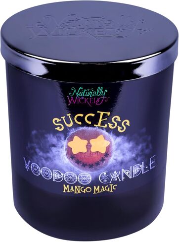 Naturally Wicked Voodoo Healing Candle Set - Inc. Voodoo Doll, Crystal, Wood Wick, Vanilla Vibes Scent & Gift Box in Saudi Arabia