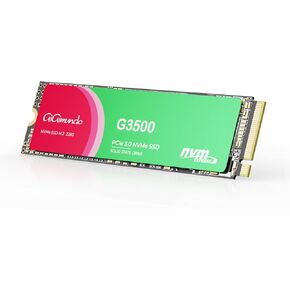 G3500 2TB M.2 PCIe Gen 3.0x4 NVMe SSD 2280 - Max 3600MB/s Read, 2400MB/s Write, Super High Performance for Gamers & Creators