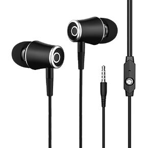سماعات سماعات سماعات الأذن داخل الأذن ، سماعة أذن Kindle Fire ، Galaxy S8+، Note 8 ، Fire HD 8 HD 10 ، Voyage ، Oasis Ereaders Cbuds Microphone Phone-Fit (Black)