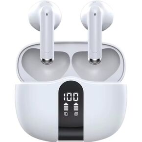 Headphones, Wireless Bluetooth 5.4.Earbuds, Noise-Cancelling with 24-Hour Battery Life, Make it Easy to Make Calls and Listen to Music at Work or at The Gym While Doing What You Love. (Black)
