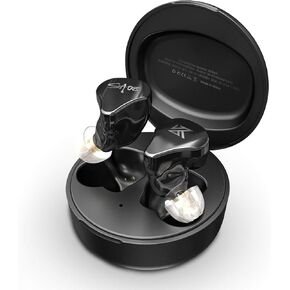 KZ SA08 TWS True Wireless Bluetooth v5.0 Earphones 8BA Units Earbuds Touch Control Noise Cancelling Sport Headphone Gifts for Fathers, Mothers, Friends (Black)